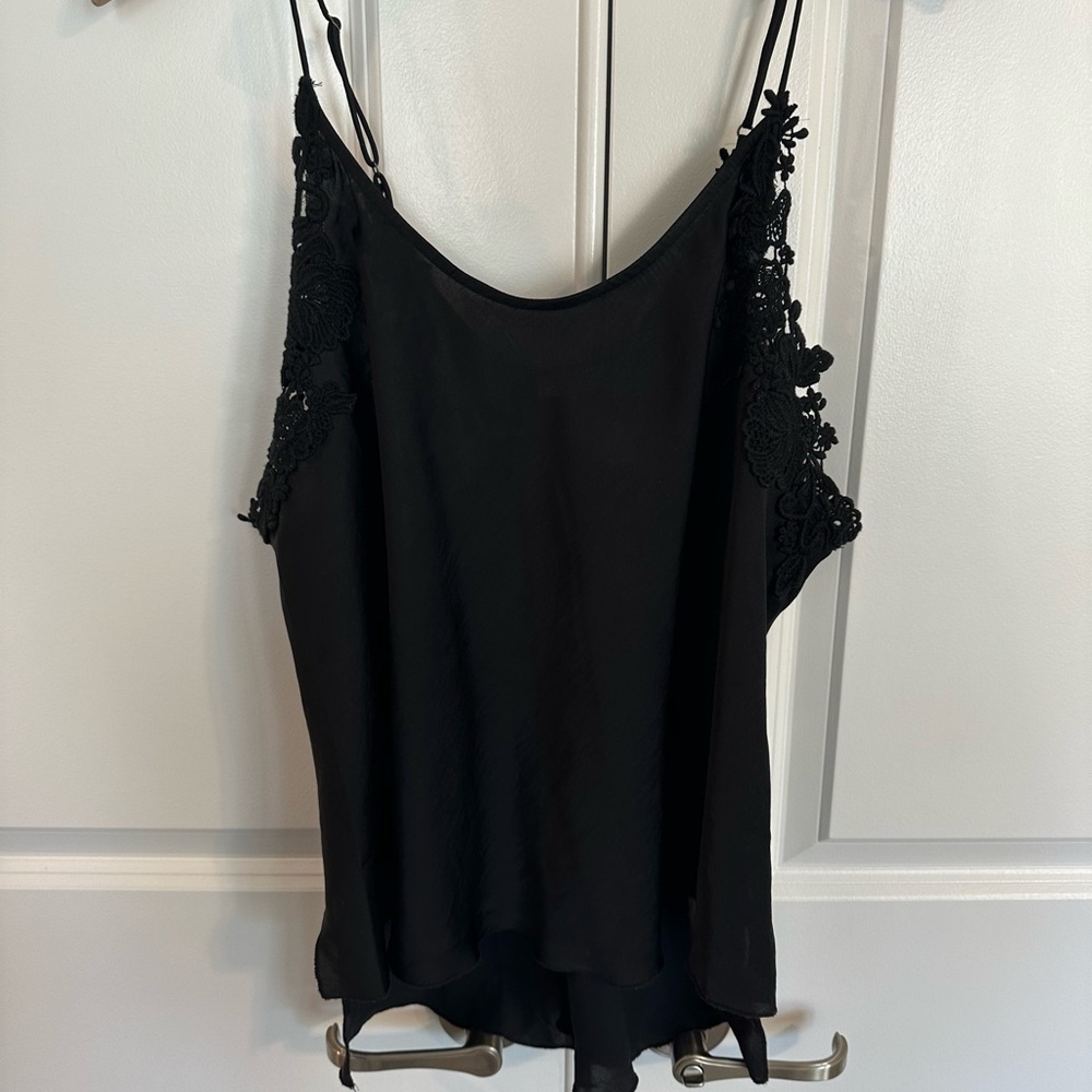 Free People Black Lace Camisole